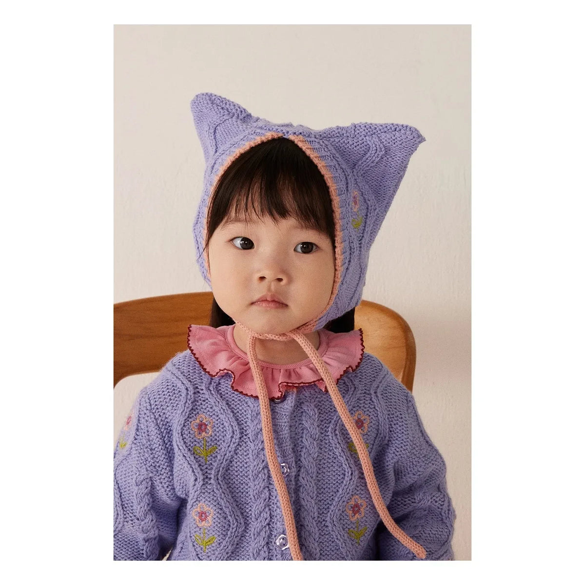 Hello Simone - Michy Cat Hat | Purple Gray