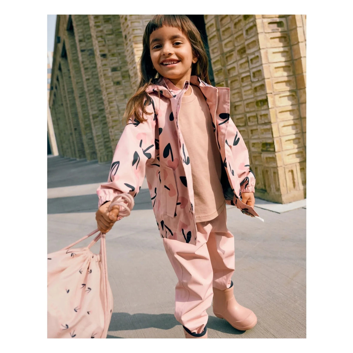 Liewood - Aston Cerises Rain Boots | Pale Pink