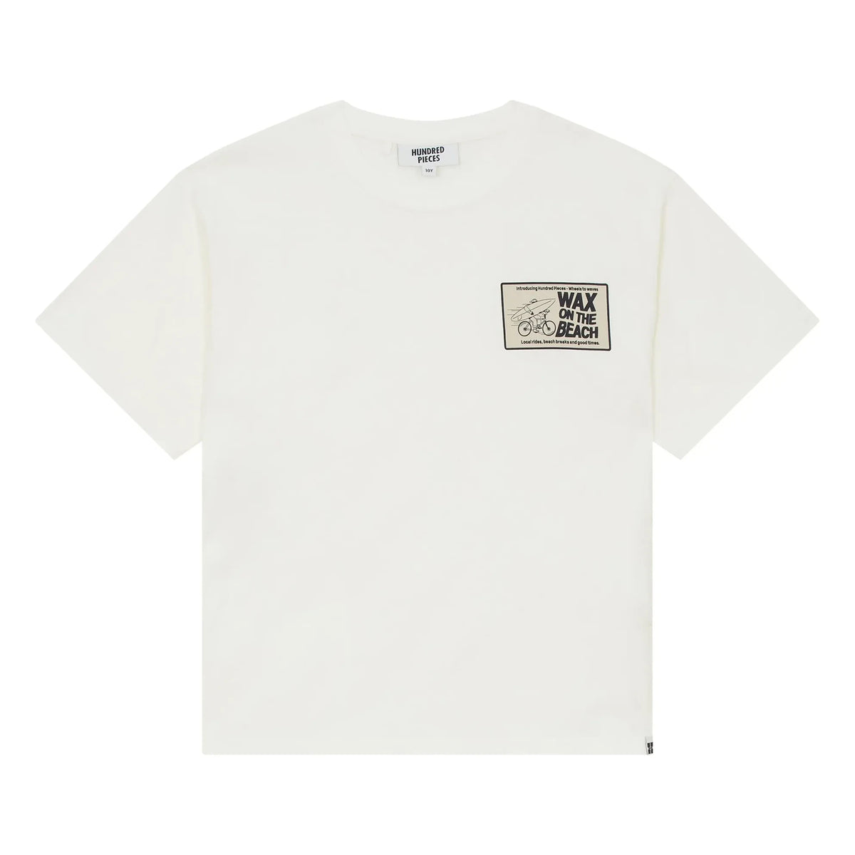 Hundred Pieces - Finn Organic Cotton T-Shirt | White
