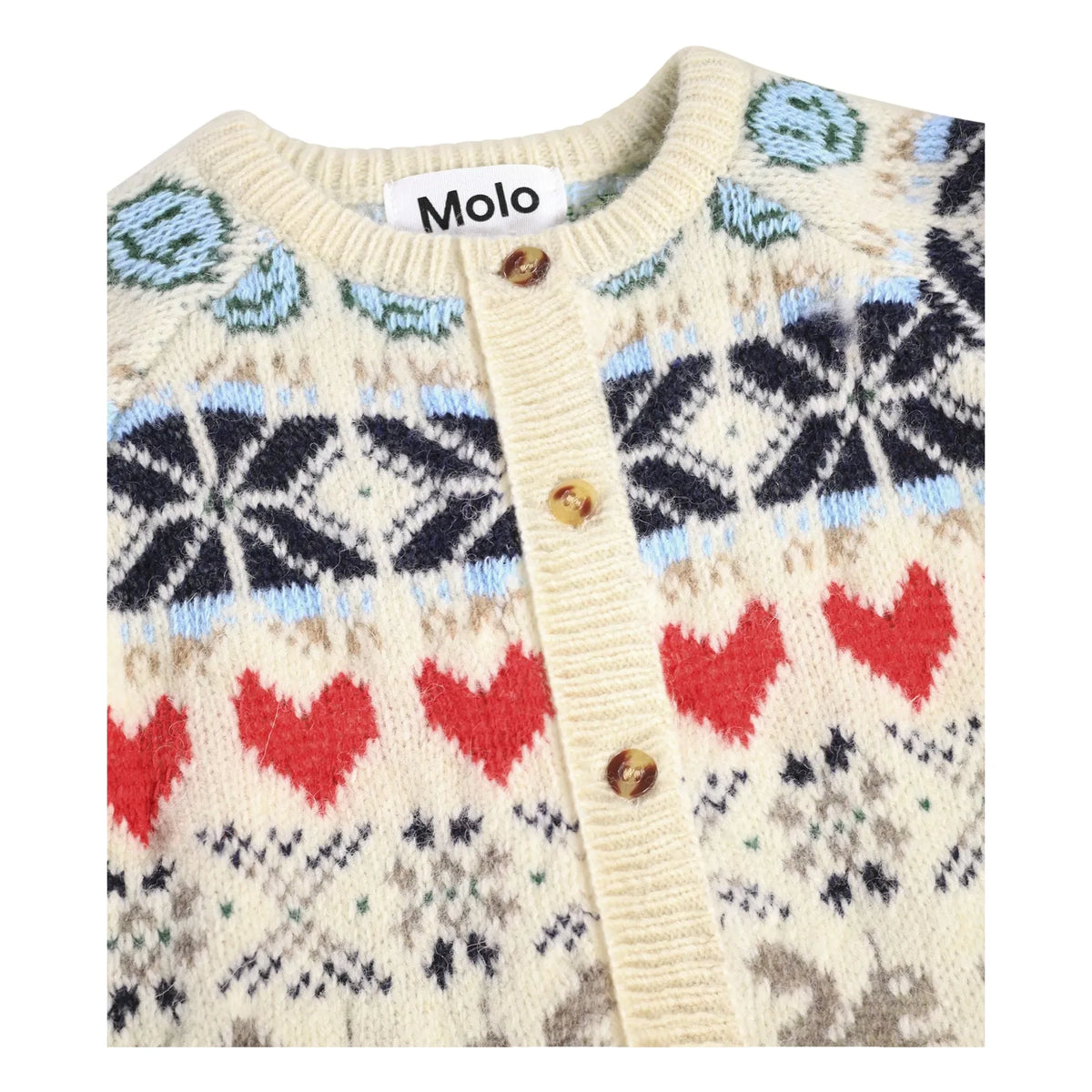 Molo - Frej Wool Bodysuit | White