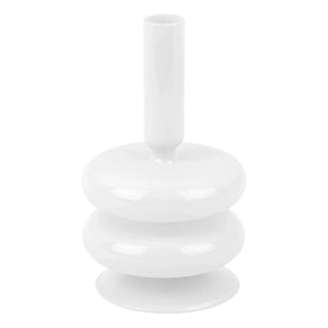 Present Time - Sparkle Double Handle Candle Holder | White