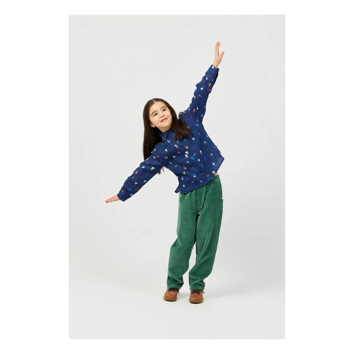 Arsène et Les Pipelettes - Organic Cotton Corduroy Pants | Green