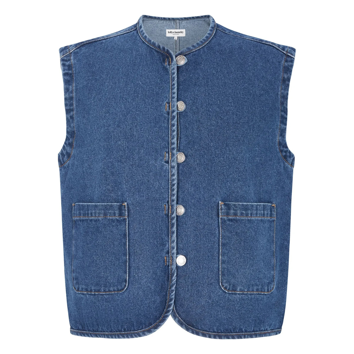 Lollys Laundry - Abbey Denim Cotton Jacket | Blue