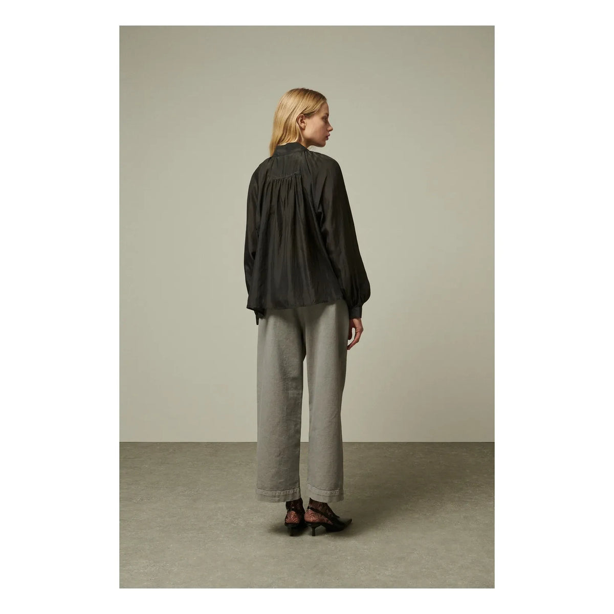 BELLEPIECE - Paxos Silk Blouse | Brown