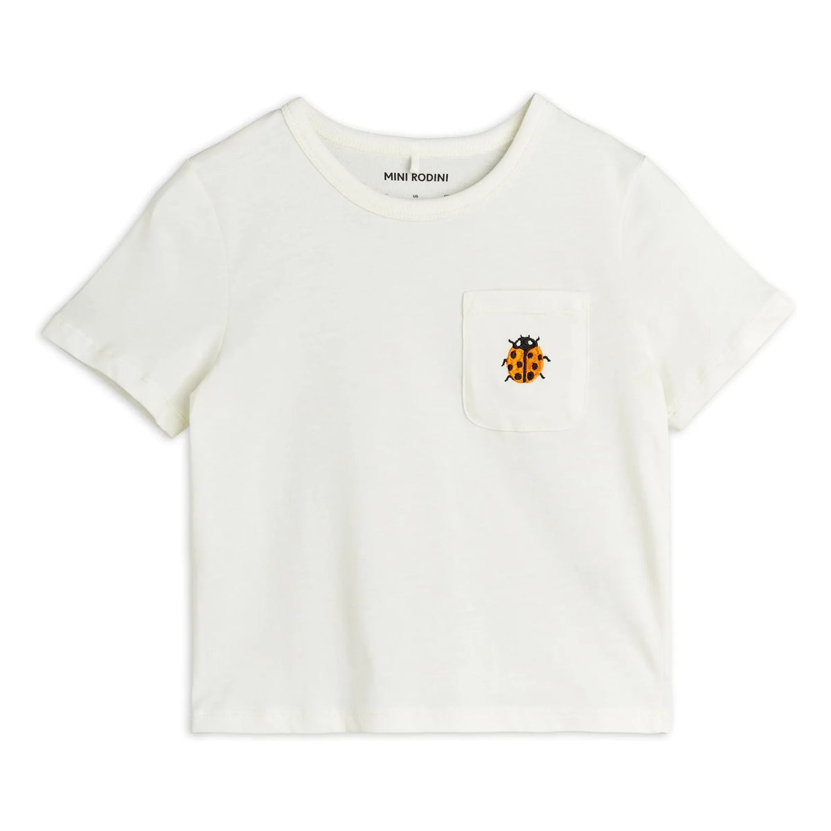 Mini Rodini - Coccinelle Organic Cotton T-shirt | White