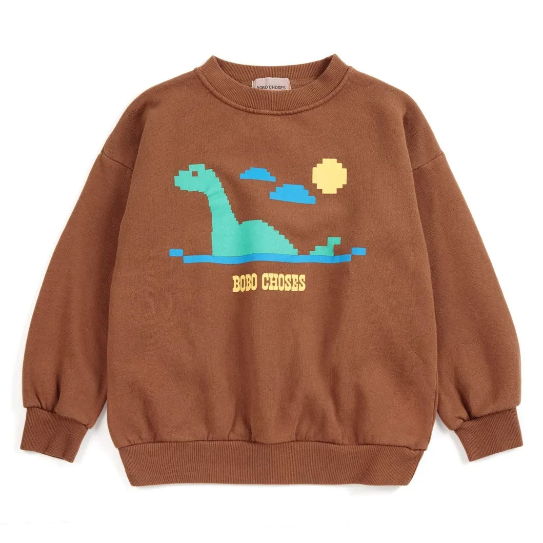 Bobo Choses - Lake Sweat Organic cotton | Brown