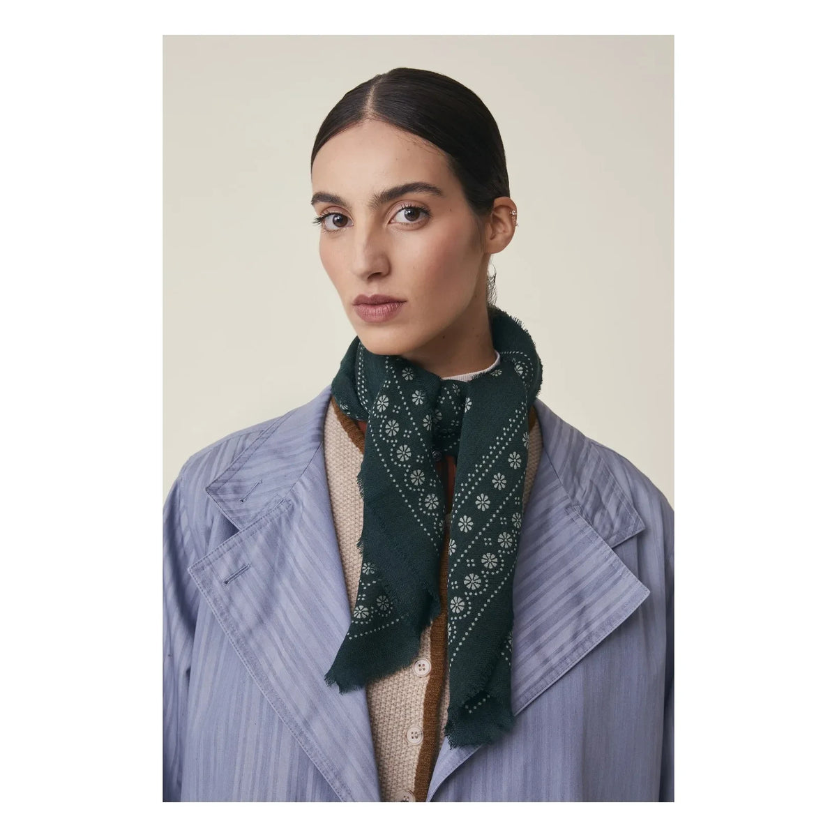 Moismont - Achille Scarf No. 851, Wool | Chrome Green