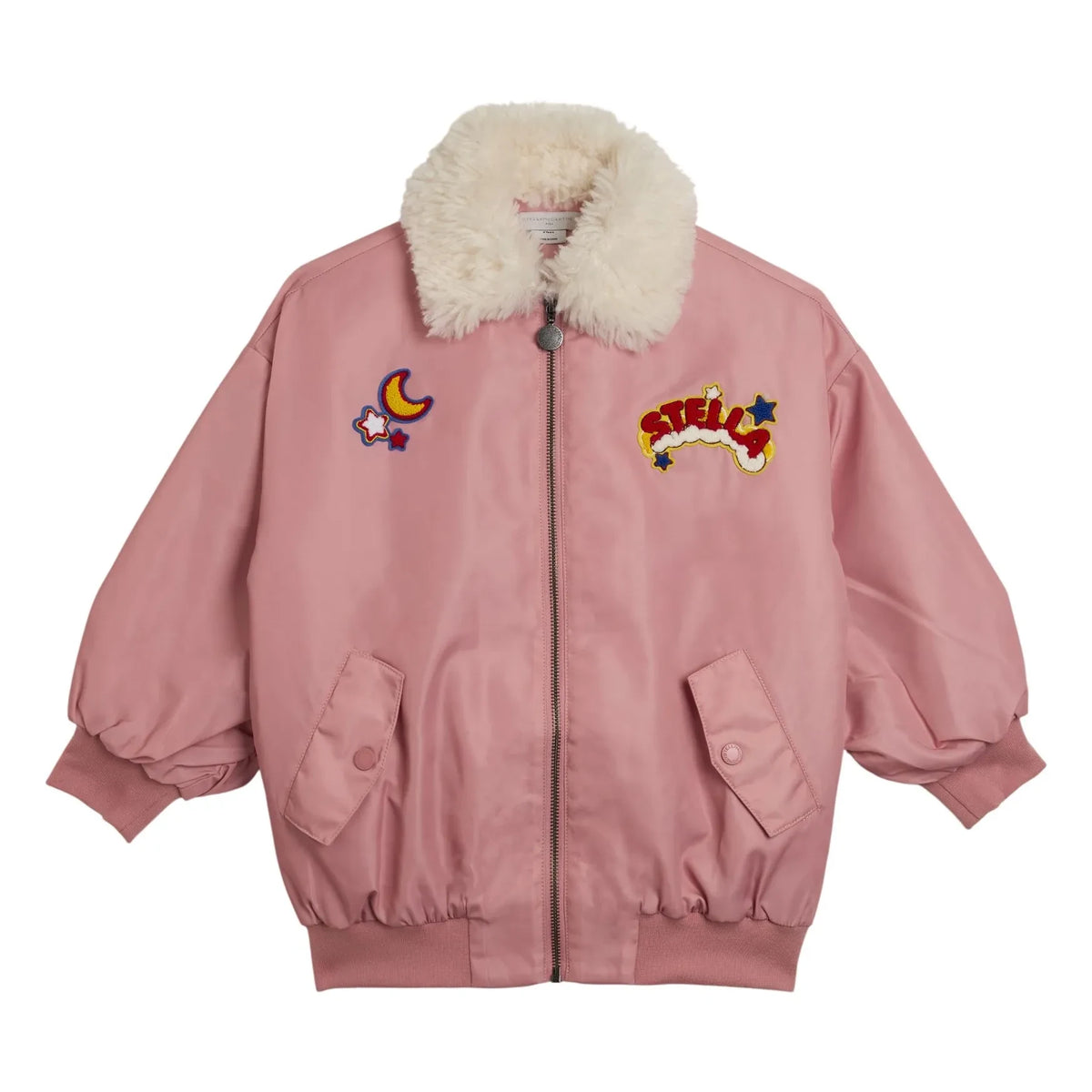 Stella McCartney Kids - Pembe Bomber Yama Ceket
