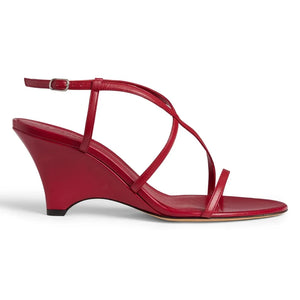 Le Monde Beryl - Rio Leather Sandals | Red