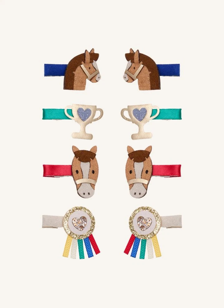 Mimi & Lula - 8-piece Pony Stick Set | Red