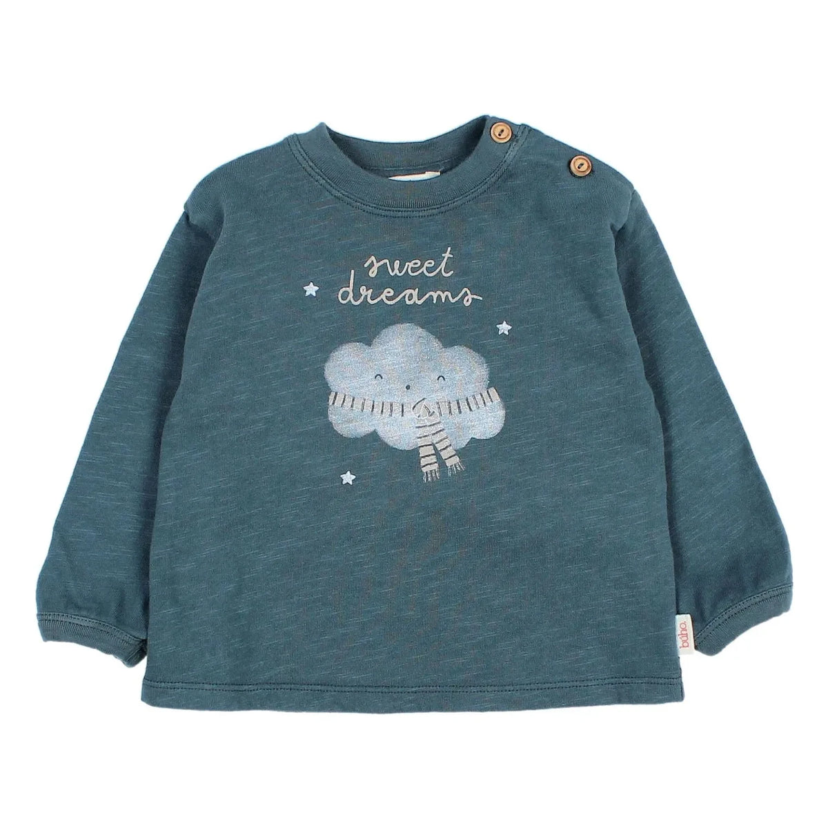 Búho - Sweet Dreams Organic Cotton T-Shirt | Sky Blue