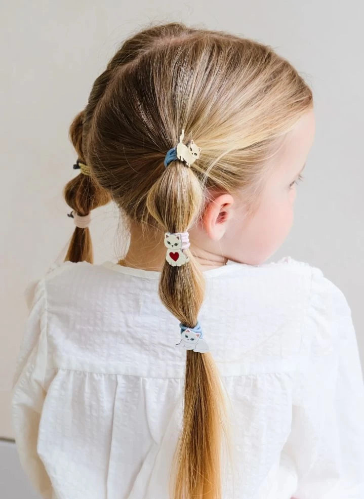 Mimi & Lula - 6-piece Cute Kitten Hair Clip Set | Light Pink