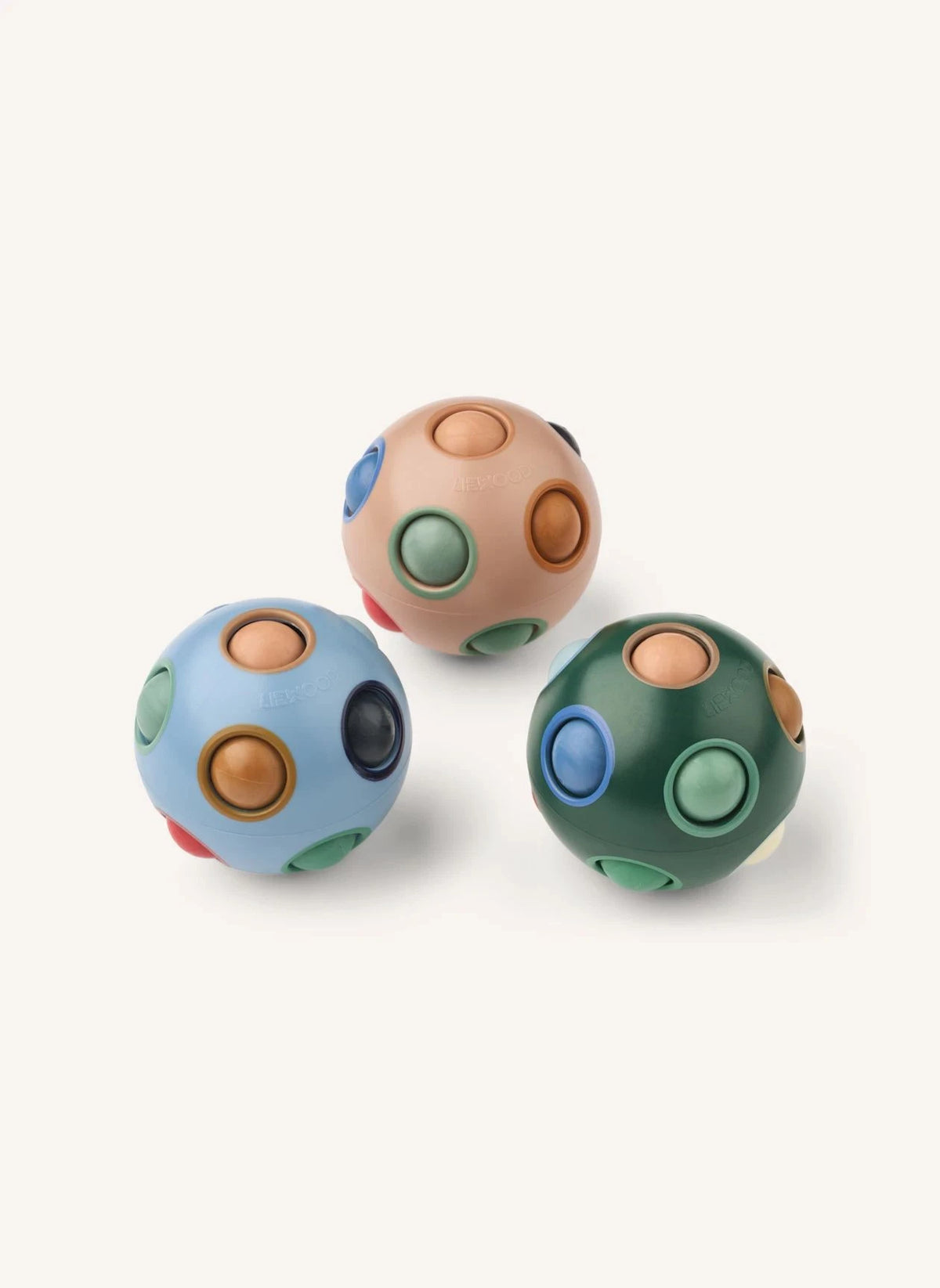 Liewood - Solene Pop-Up Balls - Set of 3 | Pale Tuscany Mix