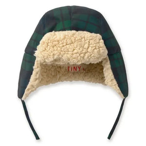 Tinycottons - Checkered Hat | Green