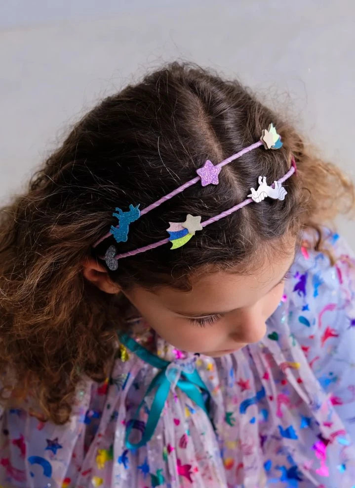 Mimi & Lula - Double Unicorn Crown | Pink
