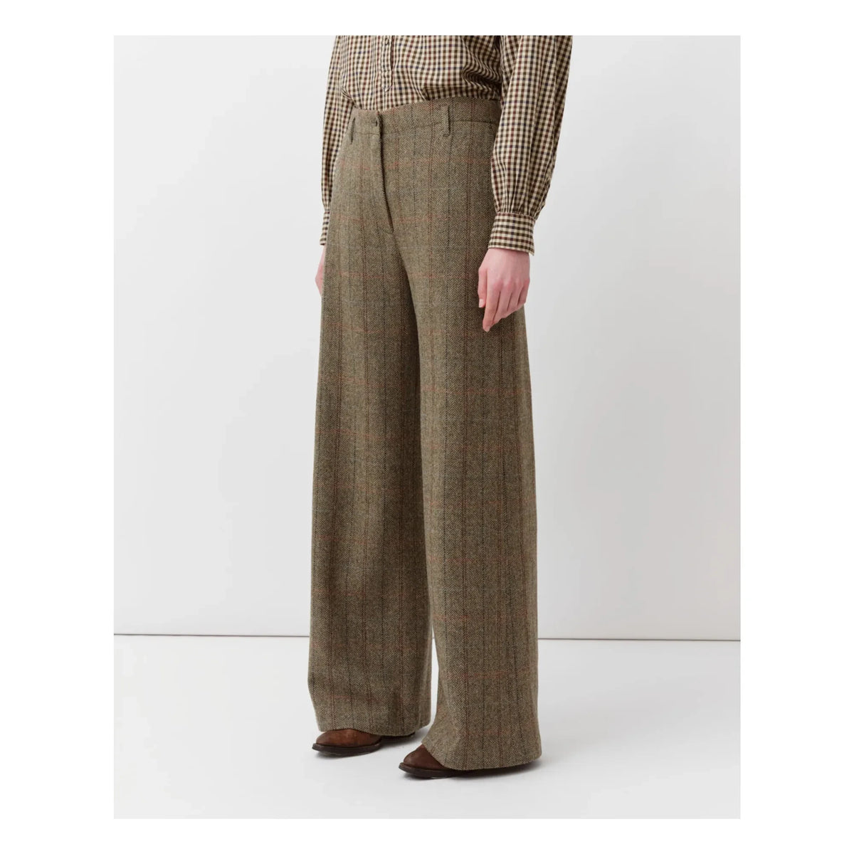 Diega - Pomeoto Wool Trousers | Khaki