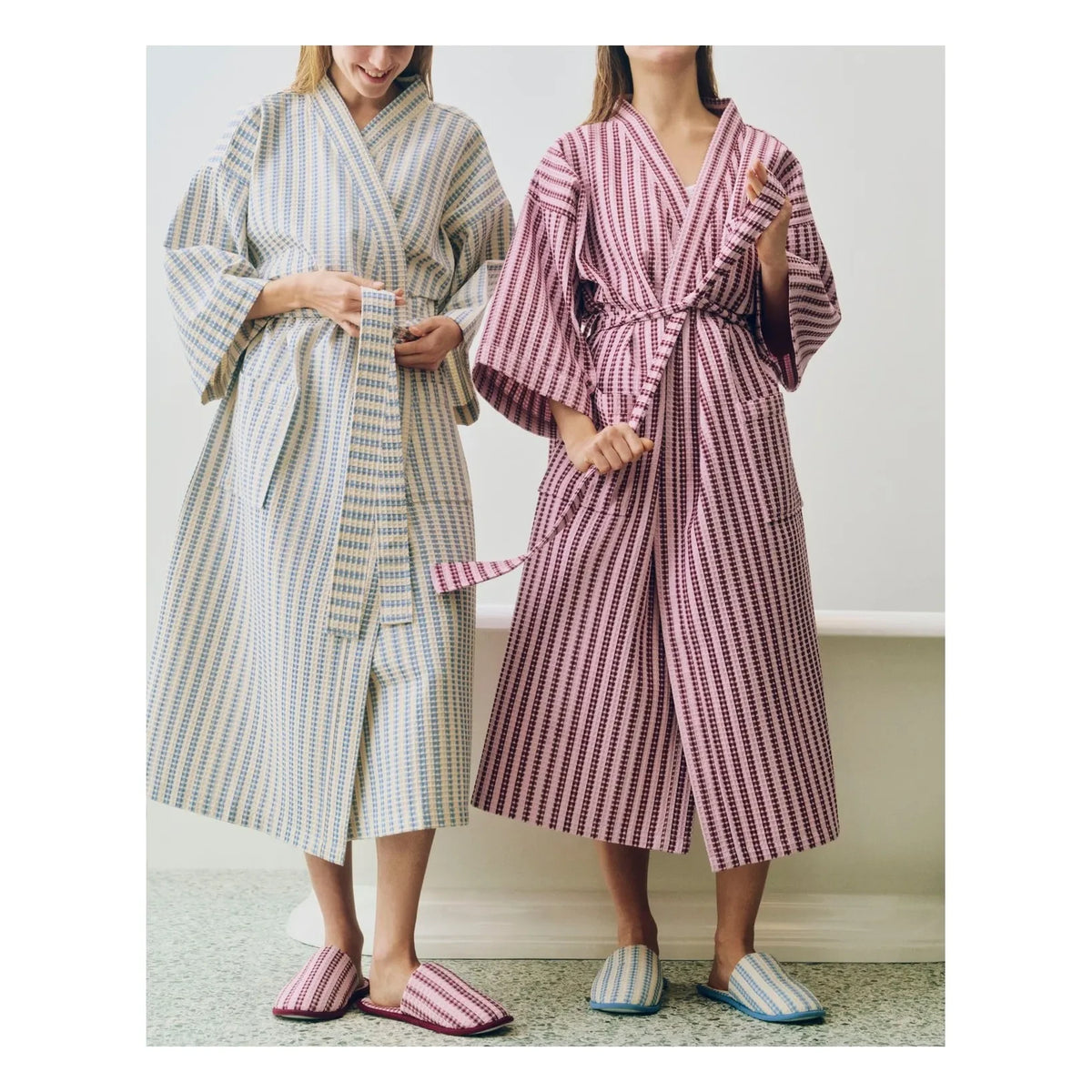 Hay - Waffle Bathrobe | Pink