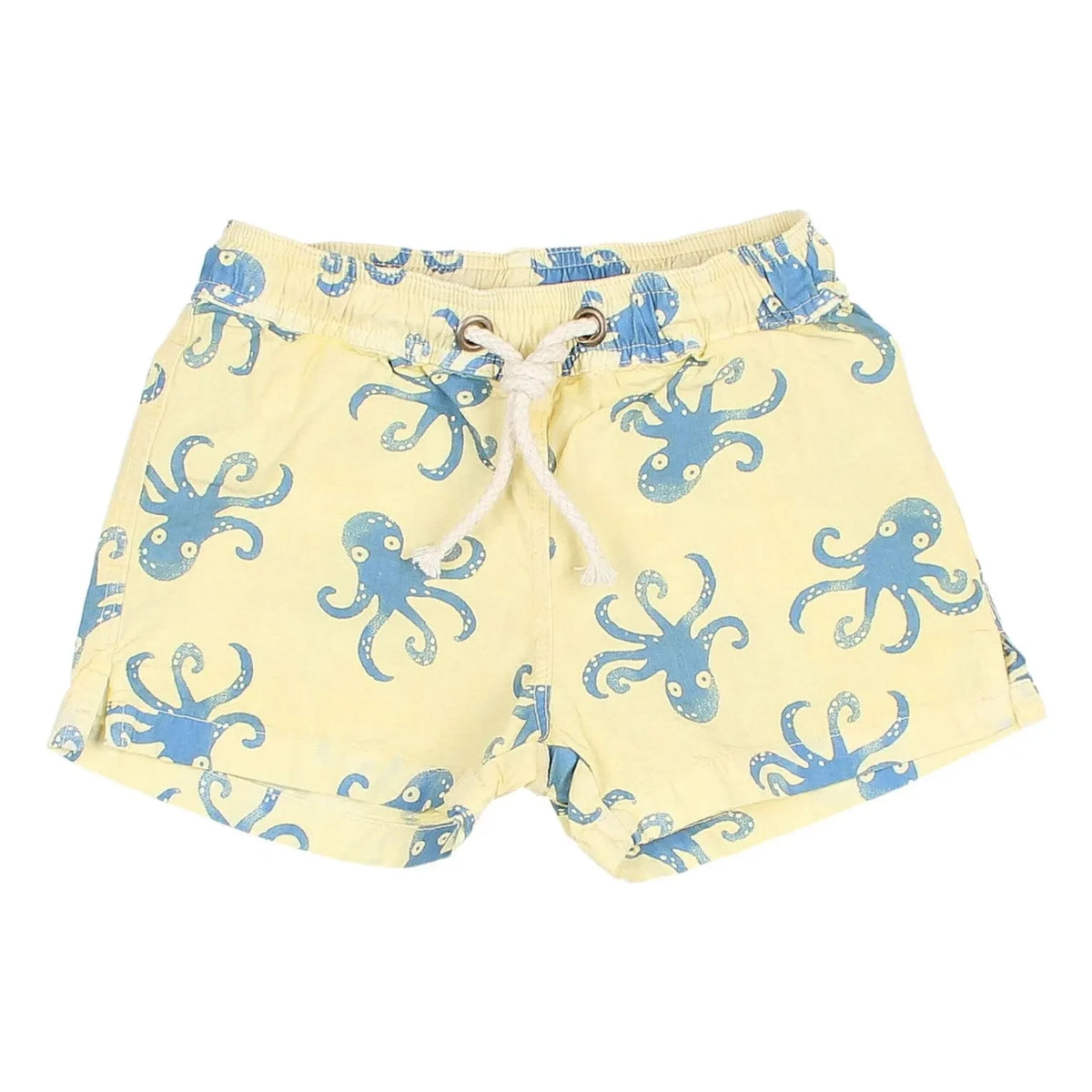 Búho - Octopus Swim Shorts Organic Cotton | Yellow