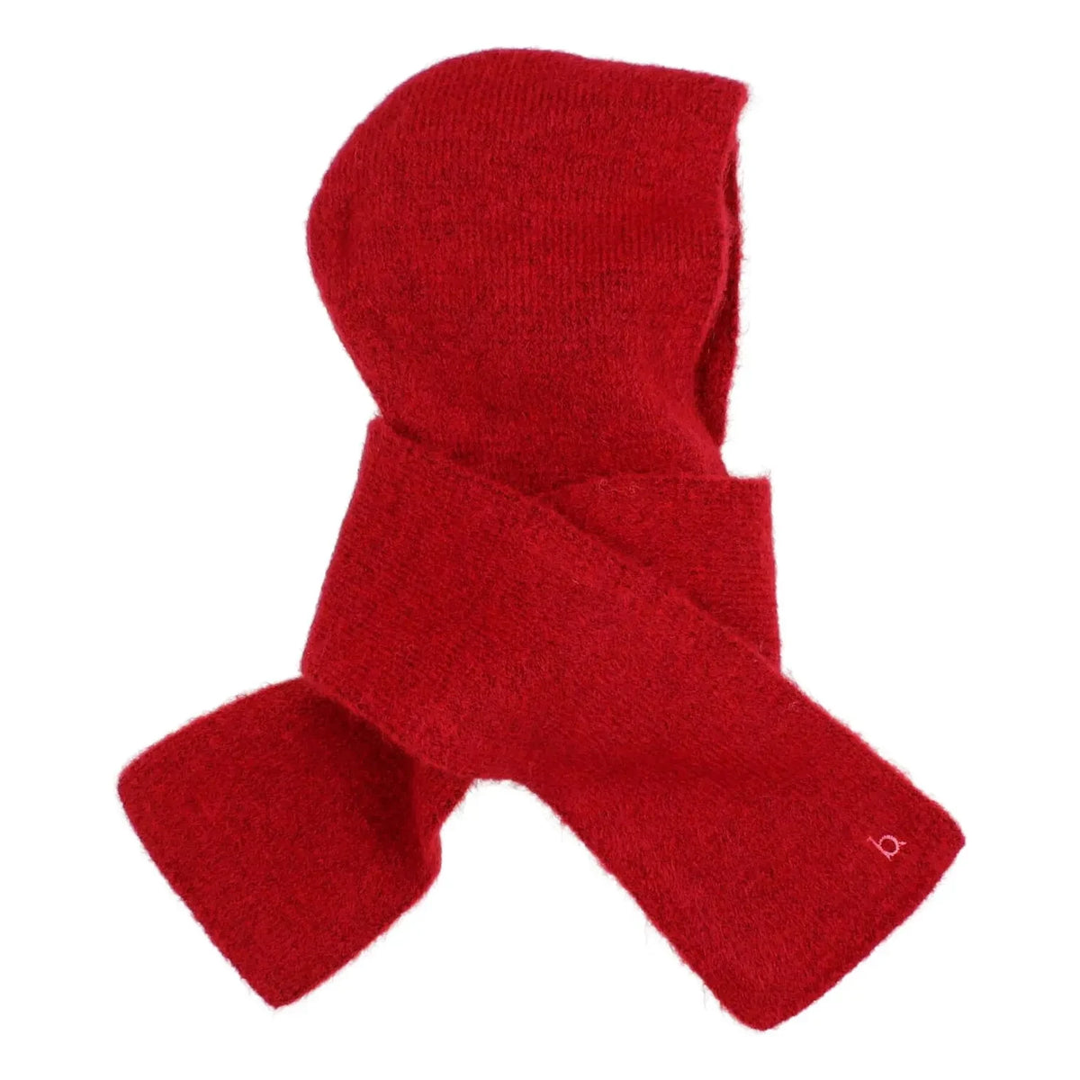 Búho - Cute Beanie Scarf | Cherry Red