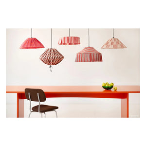 Nobodinoz - Ava Striped Lampshade | Red