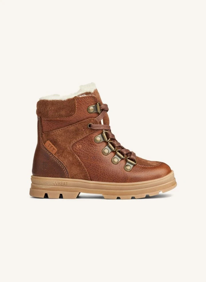 Wheat - Toni Hiker Tex Leather/Suede Boots | Brown
