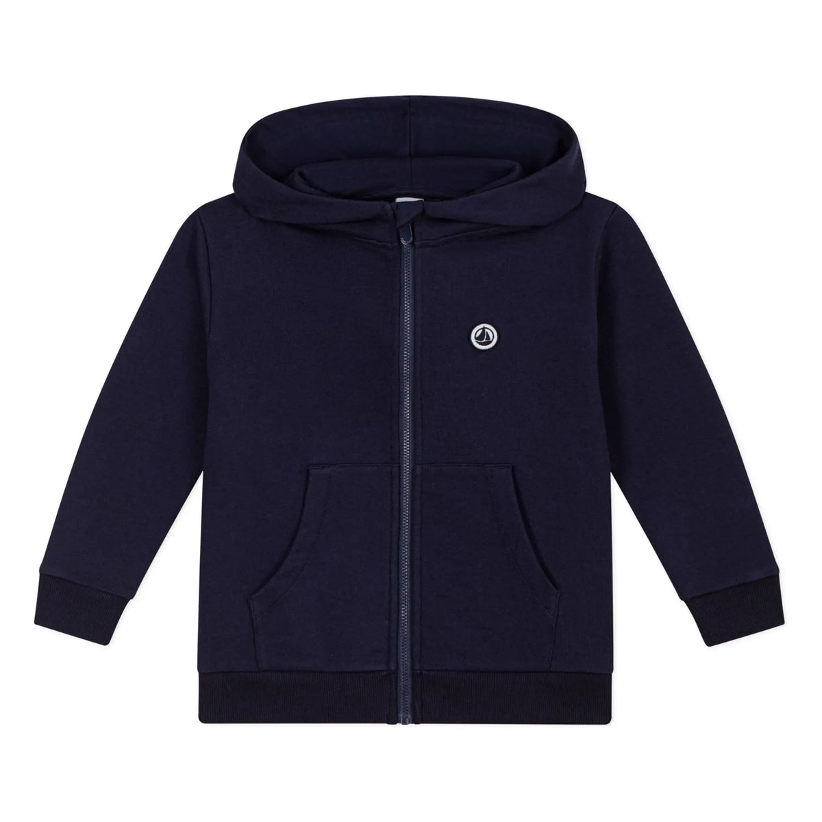 Petit Bateau - Zip sweatshirt | Navy