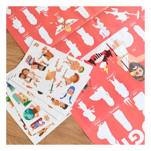 Poppik - Mythology Sticker Poster
