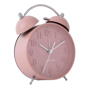 Present Time - Iconic Alarm Clock | Powder Pink