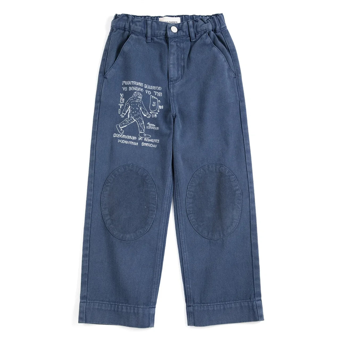 Bobo Choses - Organic Cotton Patch Trousers | Blue
