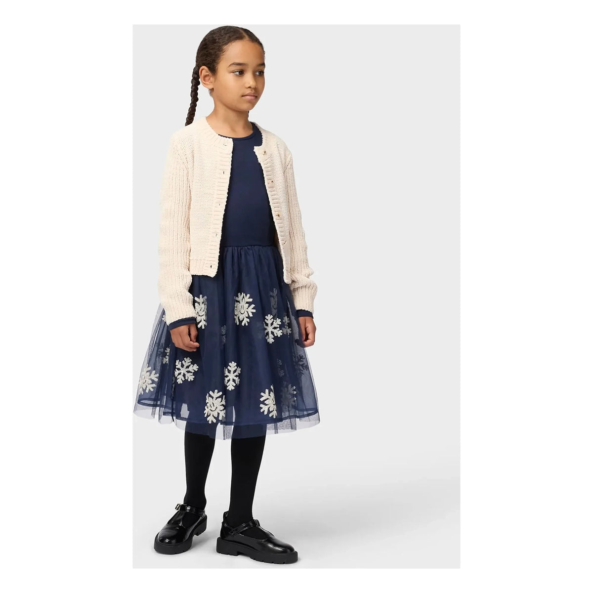 Molo - Cyrus Flocons Tulle Dress | Midnight Blue