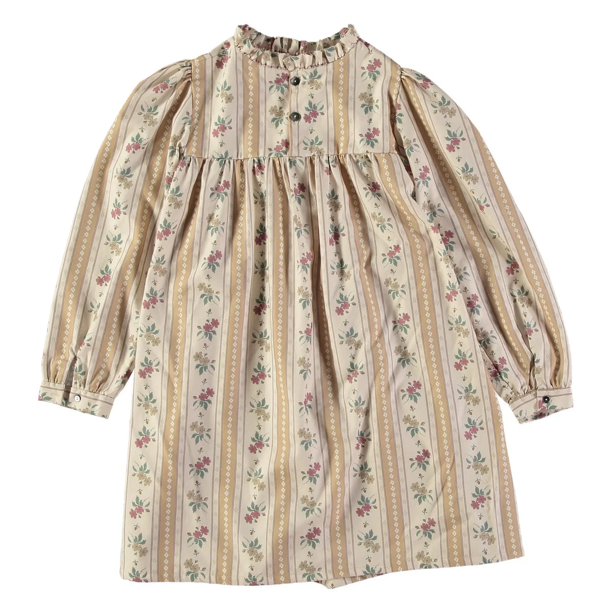 Risu Risu - Olympia Floral Dress, Organic Cotton | Natural