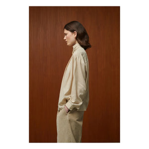 BELLEPIECE - Lee Silk Blouse | Latte