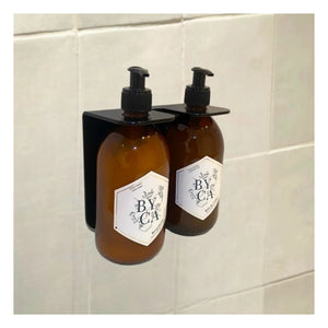Byca - Double Wall Mount | Black