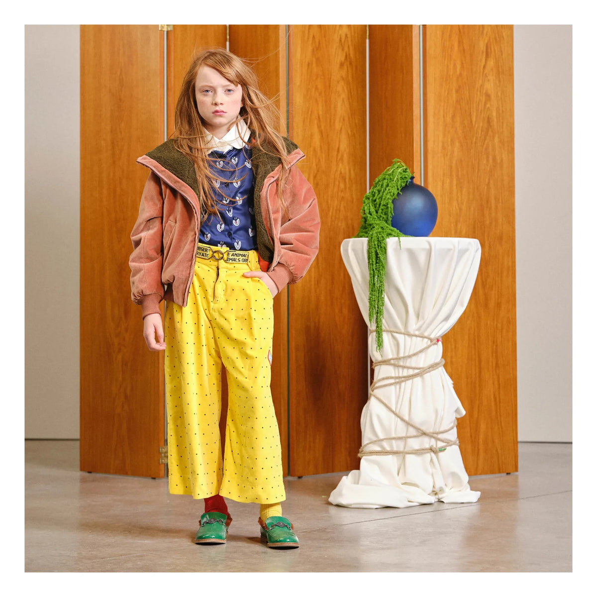 The Animals Observatory - Tiger Velvet Jacket | Dusty Pink