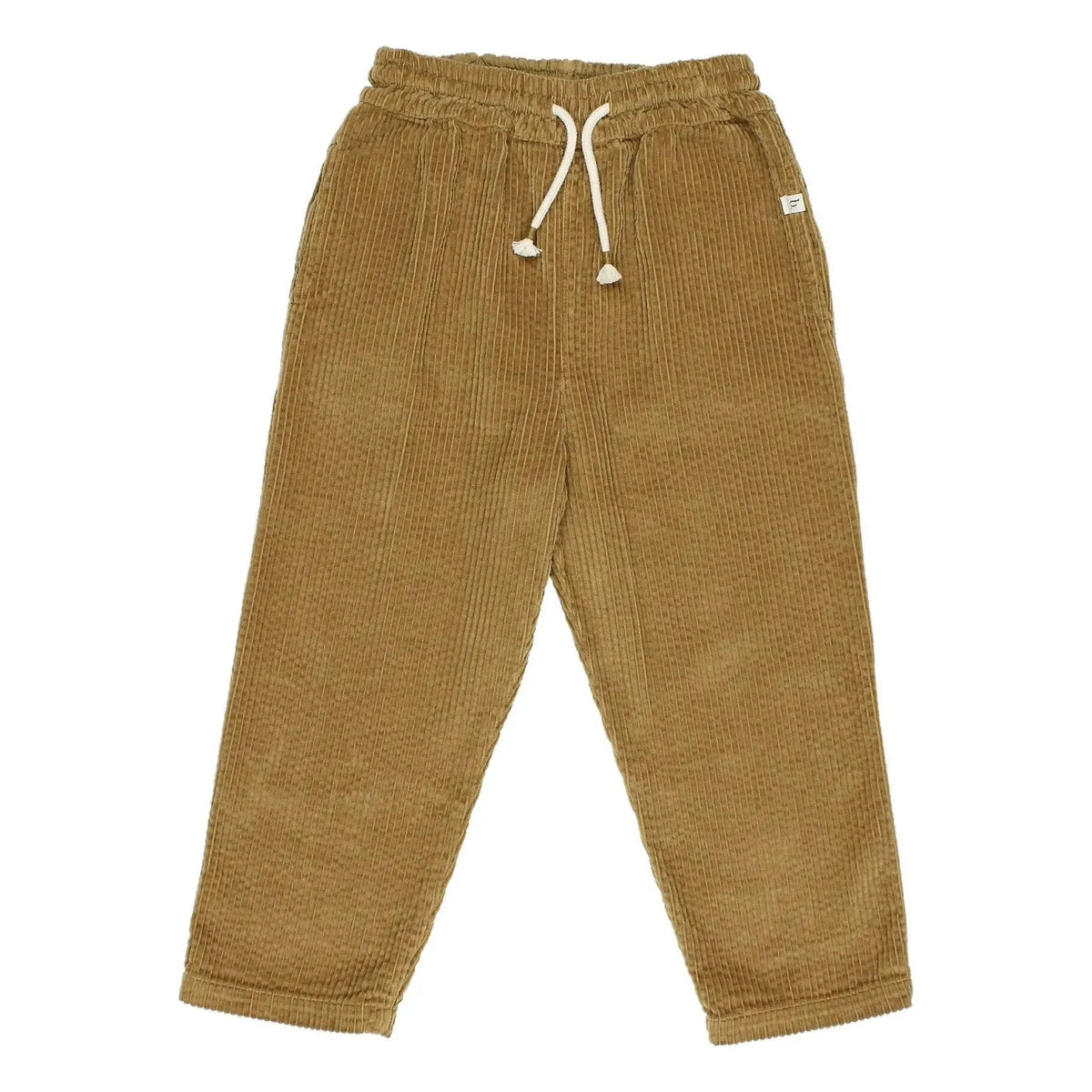 Búho - Girls' Velvet Pants | Mustard
