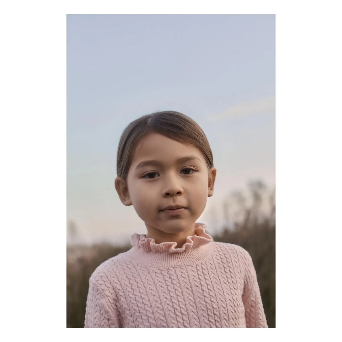 Louise Misha - Java Ruffled Neck Sweater | Pink