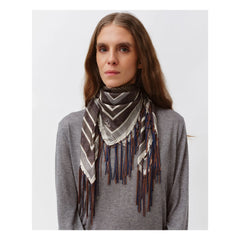 Diega - Fareo Silk Scarf | Camel