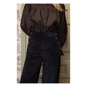 Maria de la Orden - Blossom Cotton Blouse | Black
