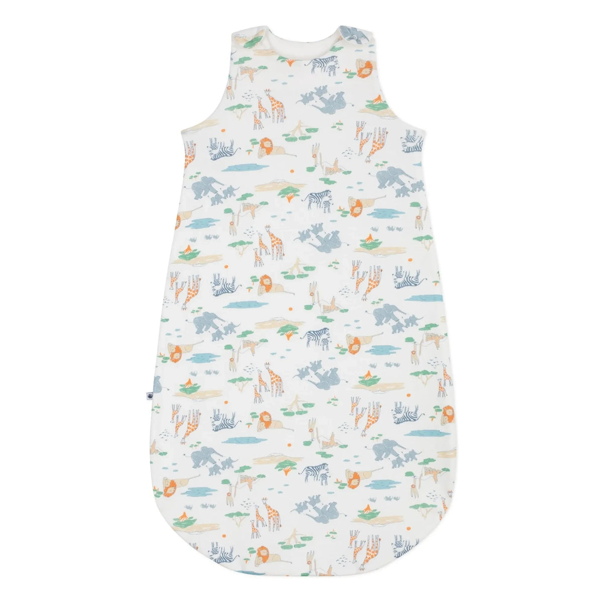 Petit Bateau - Savan Organic Cotton Sleep Sack | White
