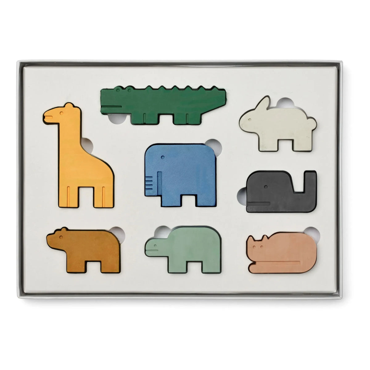 Liewood - Vesa chalks - 9-piece set | Yellow soft multi-mix