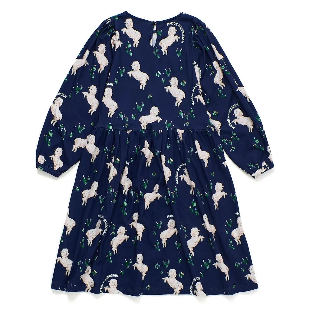 Maison Mangostan - Sheep Dress | Dark Blue