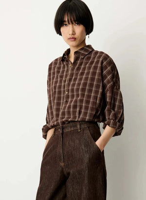 Sessùn - Booklyn Cotton Shirt | Mocha
