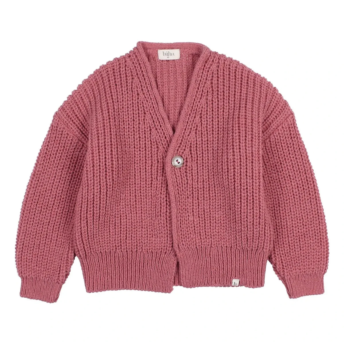 Búho - Wool Alpaca Cardigan | Mauve