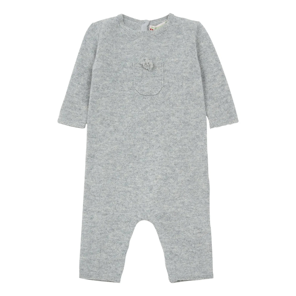 Bonpoint - Cashmere romper | Gray melange