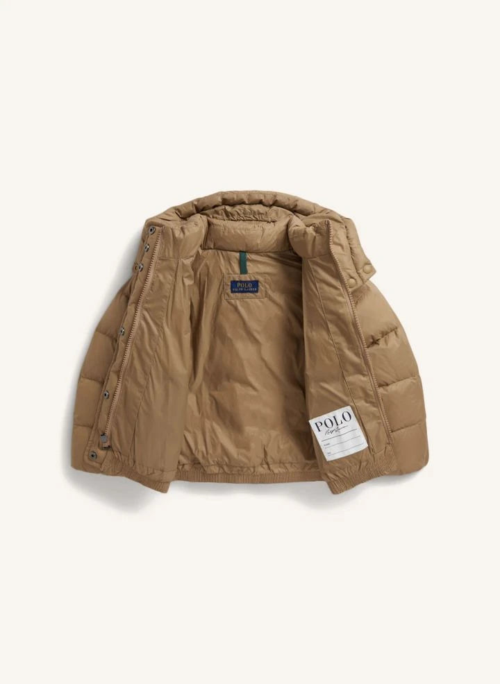 Ralph Lauren - Logo Hooded Jacket | Camel