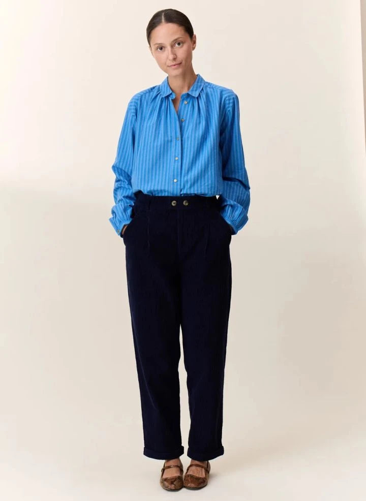 Leon & Harper - Wool Prom Trousers | Navy