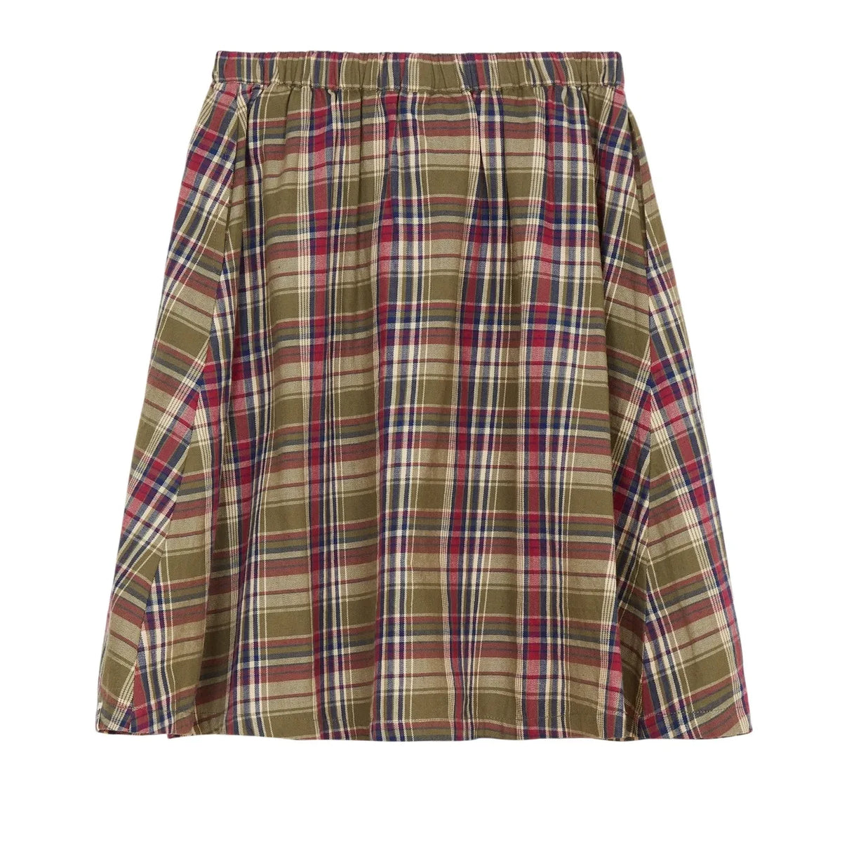 Hundred Pieces - Lita Checkered Skirt | Forest Green