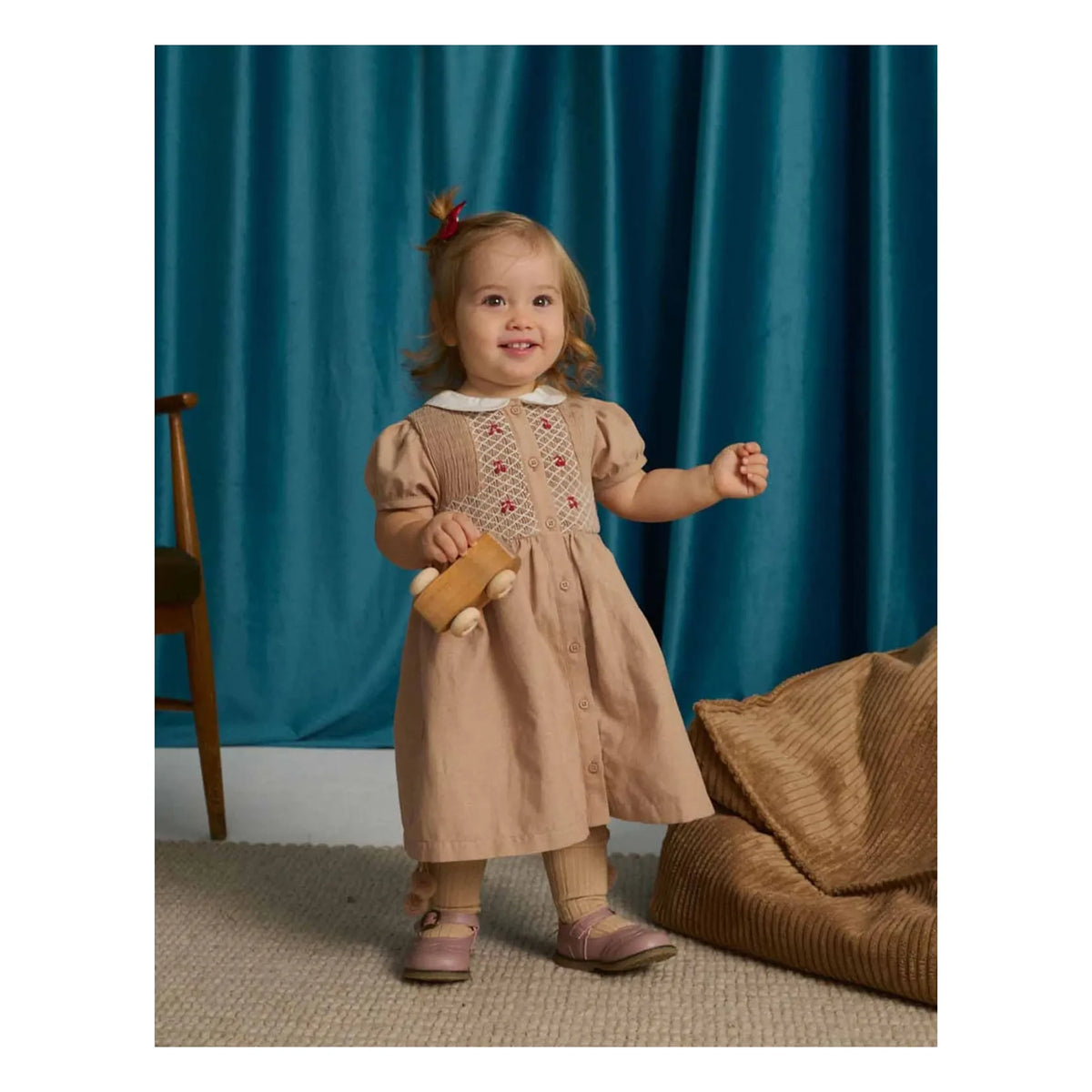 Gingersnaps - Marjorie Gathered Dress | Brown