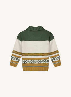 Bonton - Fleece Cardigan | Khaki