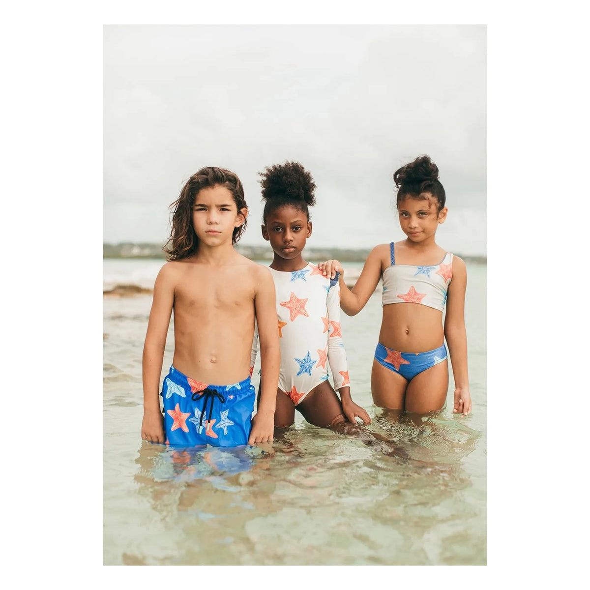 Pepita & Me - Etoiles Swimsuit Shorts | Electric Blue